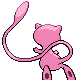 Imagen posterior de Mew en Pokémon Diamante y Pokémon Perla