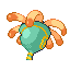 Imagen posterior de Lileep variocolor en Pokémon Esmeralda