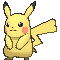Imagen de Pikachu hembra en Pokémon X, Pokémon Y, Pokémon Rubí Omega, Pokémon Zafiro Alfa, Pokémon Sol, Pokémon Luna, Pokémon Ultrasol y Pokémon Ultraluna