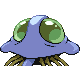 Imagen posterior de Tentacruel variocolor en Pokémon Platino