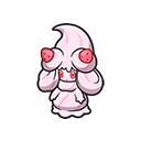 Icono de Alcremie Crema rosa en Pokémon HOME
