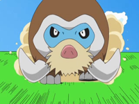 Mamoswine usando derribo.