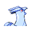 Imagen posterior de Articuno variocolor en Pokémon Esmeralda