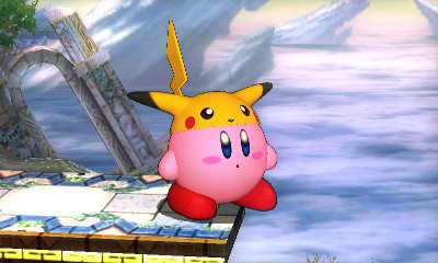 Archivo:Kirby gorro Pikachu SSB4.png