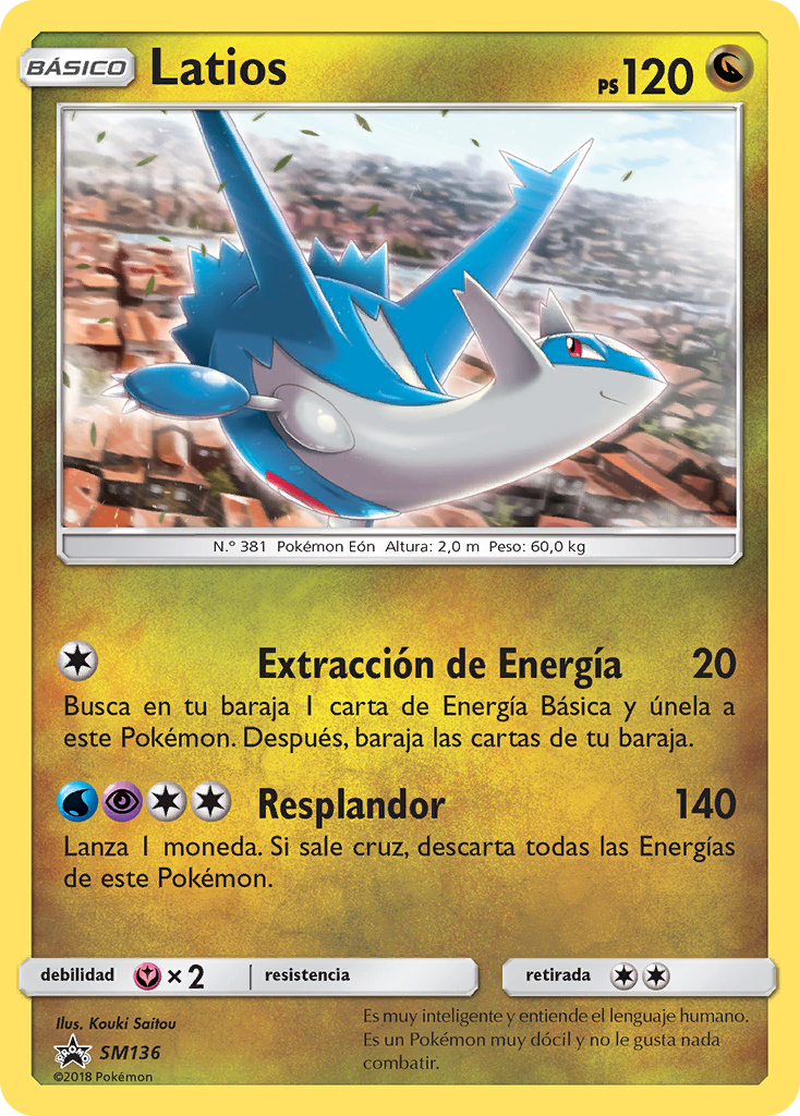 Latios (SM Promo 136 TCG) - WikiDex, La Enciclopedia Pokémon