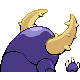 Imagen posterior de Pinsir variocolor en Pokémon Diamante y Pokémon Perla