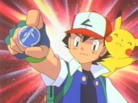 Ash con la medalla Niebla.