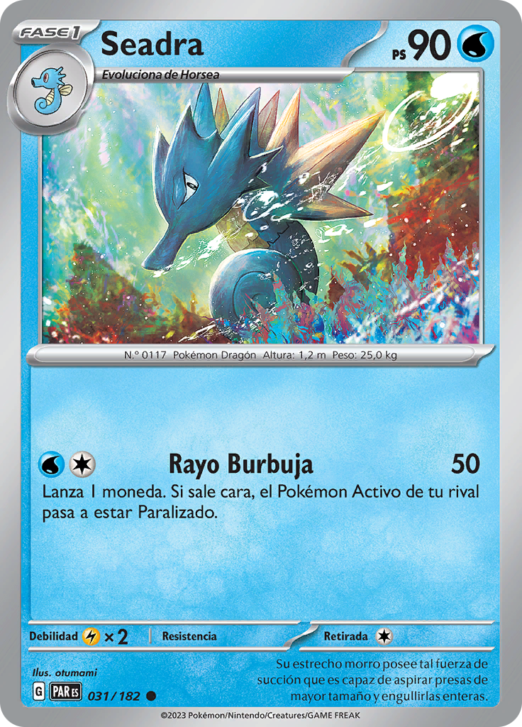 Seadra (Brecha Paradójica TCG) - WikiDex, la enciclopedia Pokémon