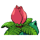 Imagen posterior de Ivysaur en Pokémon Diamante y Pokémon Perla