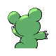 Imagen posterior de Teddiursa variocolor en Pokémon Platino