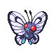 Imagen de Butterfree hembra en Pokémon Platino