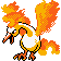 Imagen de Moltres en Pokémon Oro