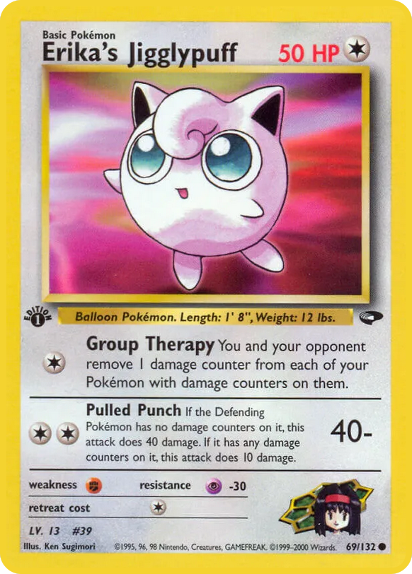 【世界63枚】 PSA9 エリカのプリン Erika’s JIGGLYPUFF Erika's Jigglypuff (Gym Challenge TCG) - WikiDex, la enciclopedia