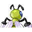 Imagen posterior de Beedrill variocolor en Pokémon Esmeralda