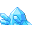 Imagen posterior de Regice variocolor en Pokémon Rojo Fuego y Pokémon Verde Hoja