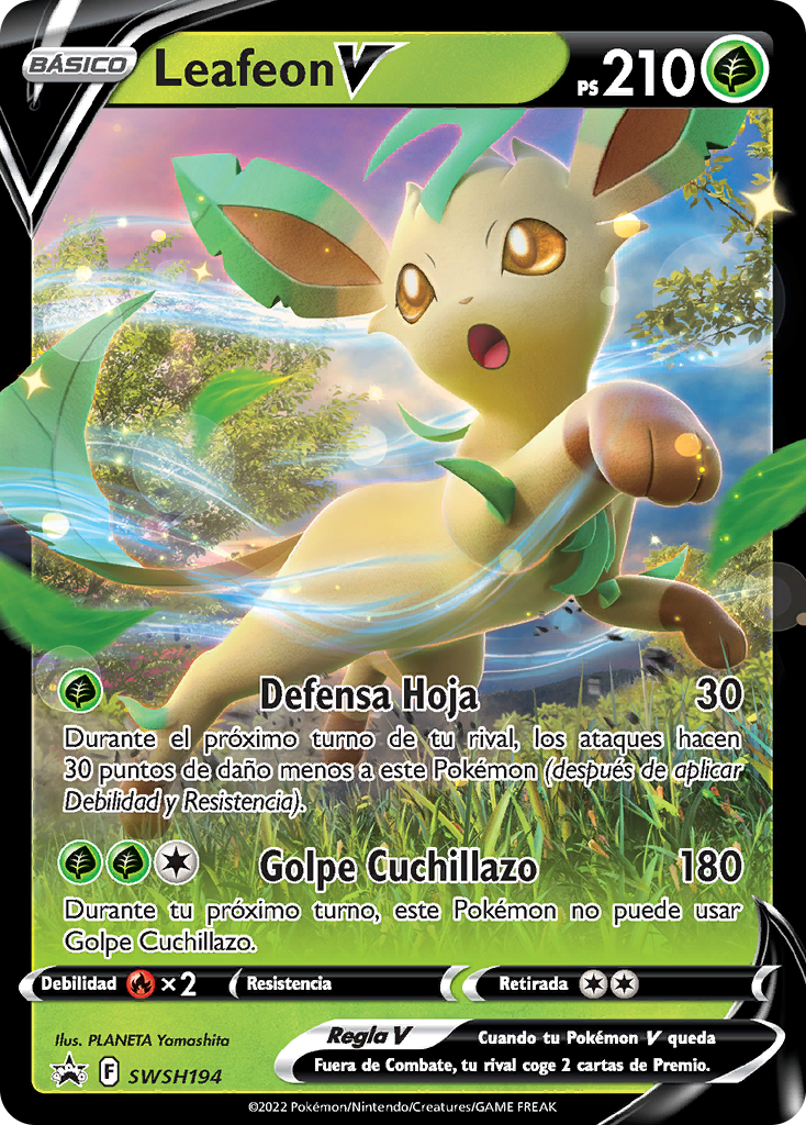 Leafeon V (SWSH Promo 194 TCG) - WikiDex, la enciclopedia Pokémon