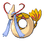 Imagen de Milotic variocolor hembra en Pokémon Oro HeartGold y Pokémon Plata SoulSilver