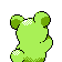 Imagen posterior de Teddiursa variocolor en Pokémon Cristal