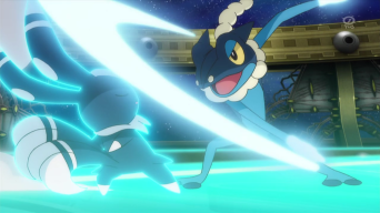 Archivo:EP896 Frogadier usando golpe aéreo.png