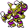 Imagen de Alakazam variocolor en Pokémon Oro