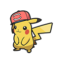 Icono del Pikachu con gorra Alola en Pokémon HOME