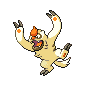 Imagen de Vigoroth variocolor en Pokémon Diamante y Pokémon Perla