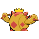 Imagen posterior de Cacnea variocolor en Pokémon Platino