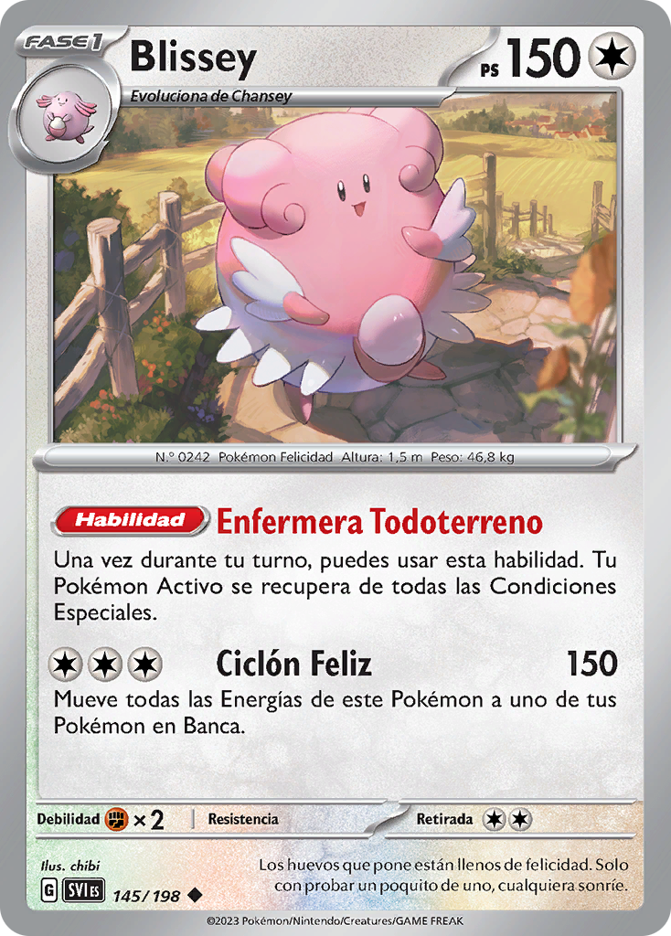 Blissey (Escarlata y Púrpura TCG) WikiDex, la enciclopedia Pokémon