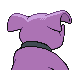 Imagen posterior de Granbull en Pokémon Diamante y Pokémon Perla