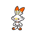 Icono de Scorbunny en Pokémon HOME