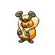 Imagen de Kricketot variocolor hembra en Pokémon Diamante y Pokémon Perla