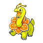 Imagen de Meganium variocolor hembra en Pokémon Diamante y Pokémon Perla