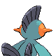 Imagen posterior de Marshtomp en Pokémon Diamante y Pokémon Perla