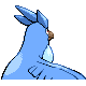 Imagen posterior de Articuno variocolor en Pokémon Platino