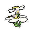 Icono de Flabébé flor blanca en Pokémon HOME