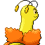 Imagen posterior de Meganium variocolor en Pokémon Esmeralda
