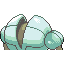 Imagen posterior de Registeel variocolor en Pokémon Rojo Fuego y Pokémon Verde Hoja