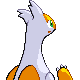 Imagen posterior de Latias variocolor en Pokémon Oro HeartGold y Pokémon Plata SoulSilver