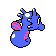 Imagen posterior de Horsea variocolor en Pokémon Cristal
