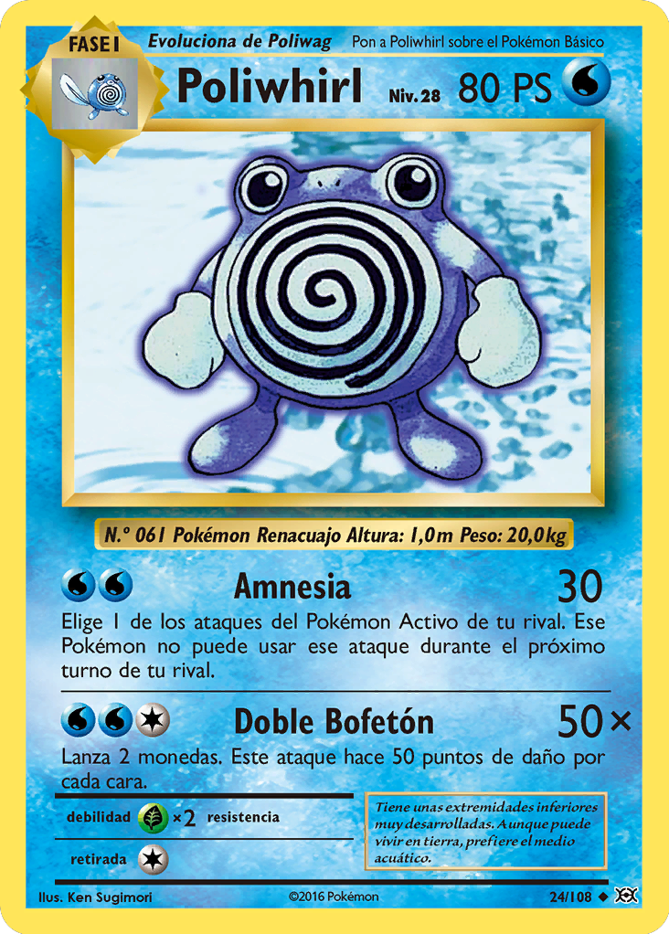 Poliwhirl Evoluciones TCG WikiDex La Enciclopedia Pok mon