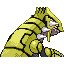 Imagen posterior de Groudon variocolor en Pokémon Rojo Fuego y Pokémon Verde Hoja