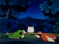 Jigglypuff durmiendo a Pokémon con su canto.