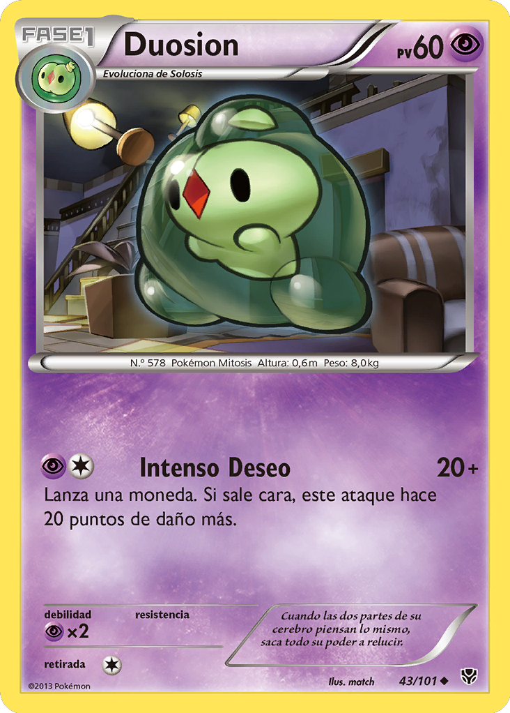 Duosion (Explosión Plasma TCG) - WikiDex, la enciclopedia Pokémon