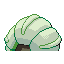 Imagen posterior de Shelgon variocolor en Pokémon Rojo Fuego y Pokémon Verde Hoja