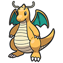 Icono de Dragonite en Pokémon HOME