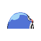 Imagen posterior de Poliwag variocolor en Pokémon Platino