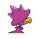 Imagen posterior de Murkrow variocolor macho en Pokémon Oro HeartGold y Pokémon Plata SoulSilver