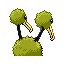 Imagen posterior de Doduo variocolor en Pokémon Esmeralda
