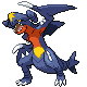 Imagen de Garchomp variocolor hembra en Pokémon Oro HeartGold y Plata SoulSilver