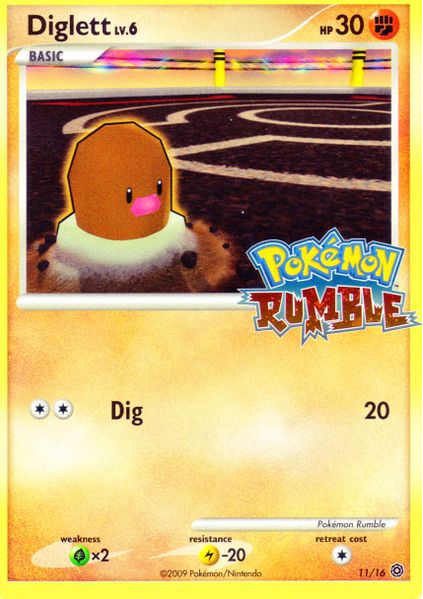 Diglett (Pokémon Rumble TCG) - WikiDex, la enciclopedia Pokémon